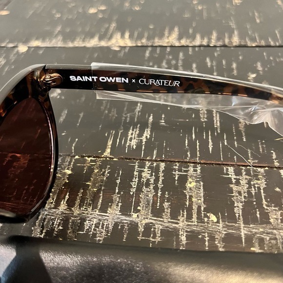 Saint‎ Owen and Curateur Wylde tortoiseshell sunglasses NWT - Picture 4 of 5